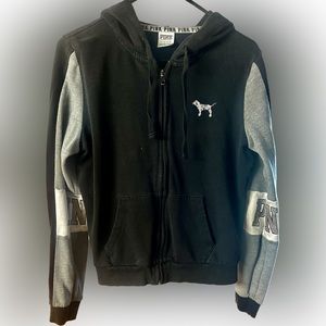 VS PINK front zip hoodie Size Small